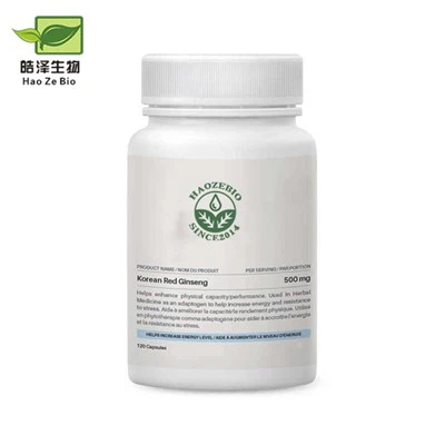 Gélules de ginseng rouge coréen