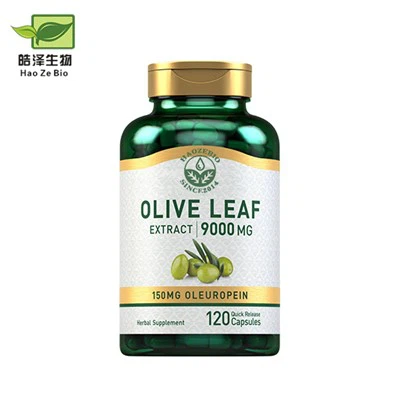 Pilules d’extrait de feuille d’olivier